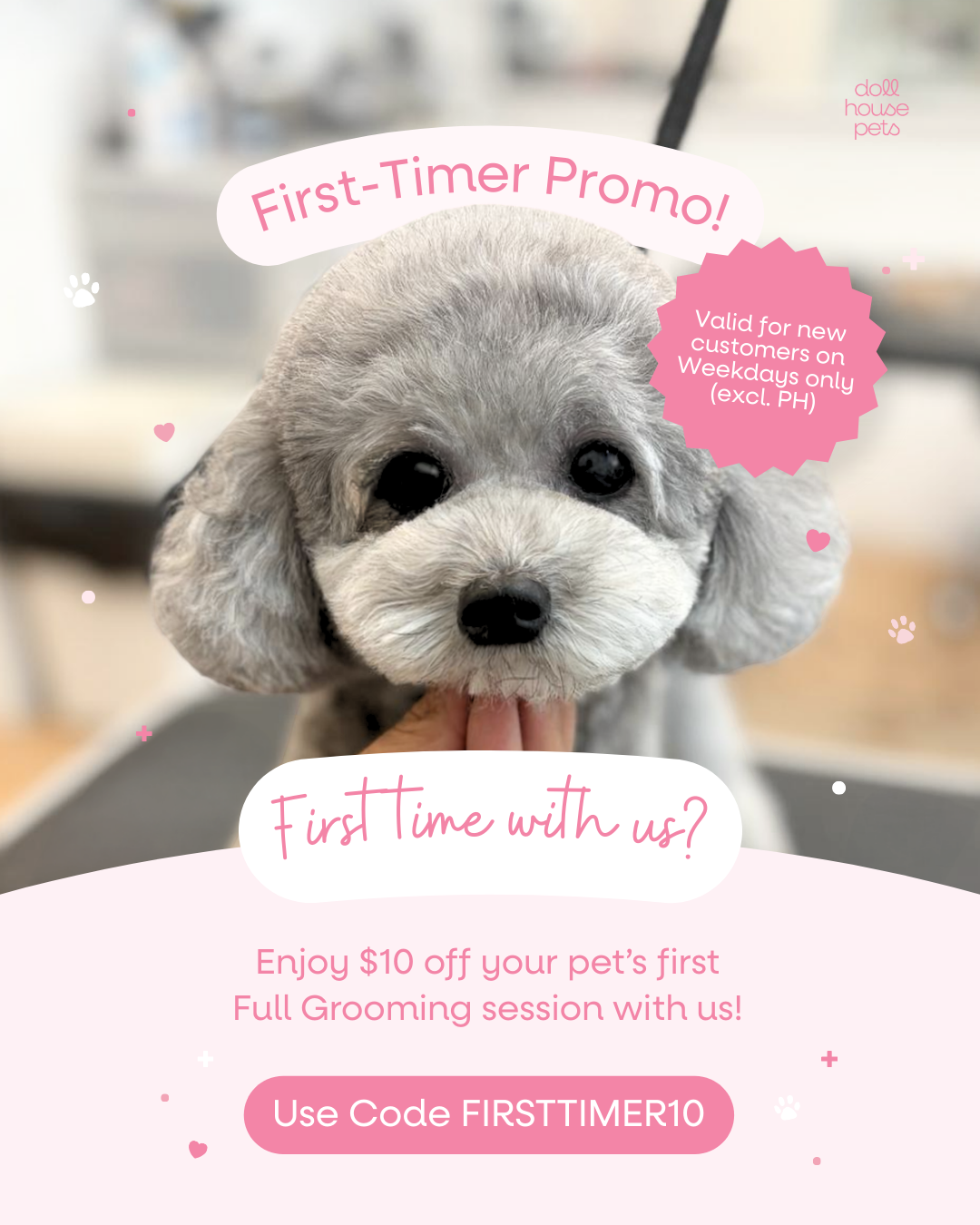 First Timer Promo! Enjoy $10 Off~