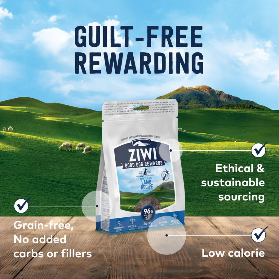 15% OFF - ZIWI Peak Good Dog Rewards Lamb (85G)