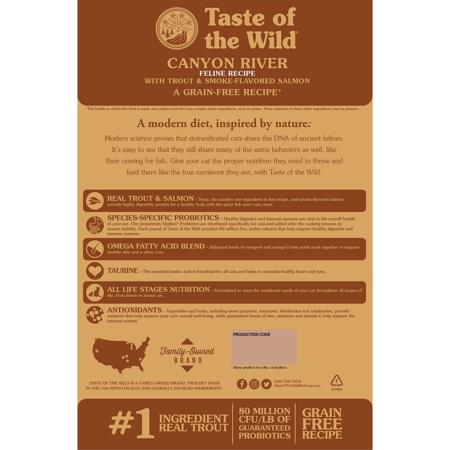 Taste Of The Wild - Canyon River Feline Recipe