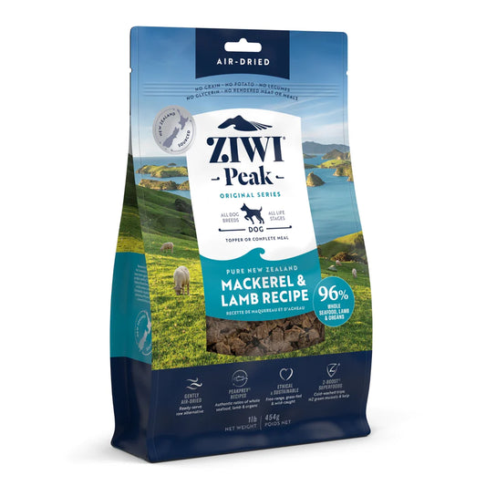 20% OFF - ZIWI Peak Dog Air Dried Food Mackerel & Lamb (1KG)