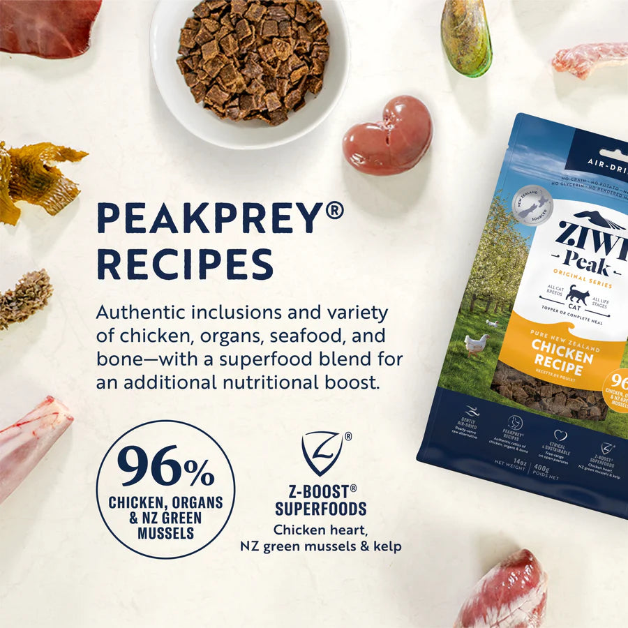 20% OFF - ZIWI Peak Cat Air Dried Food Chicken (1KG)