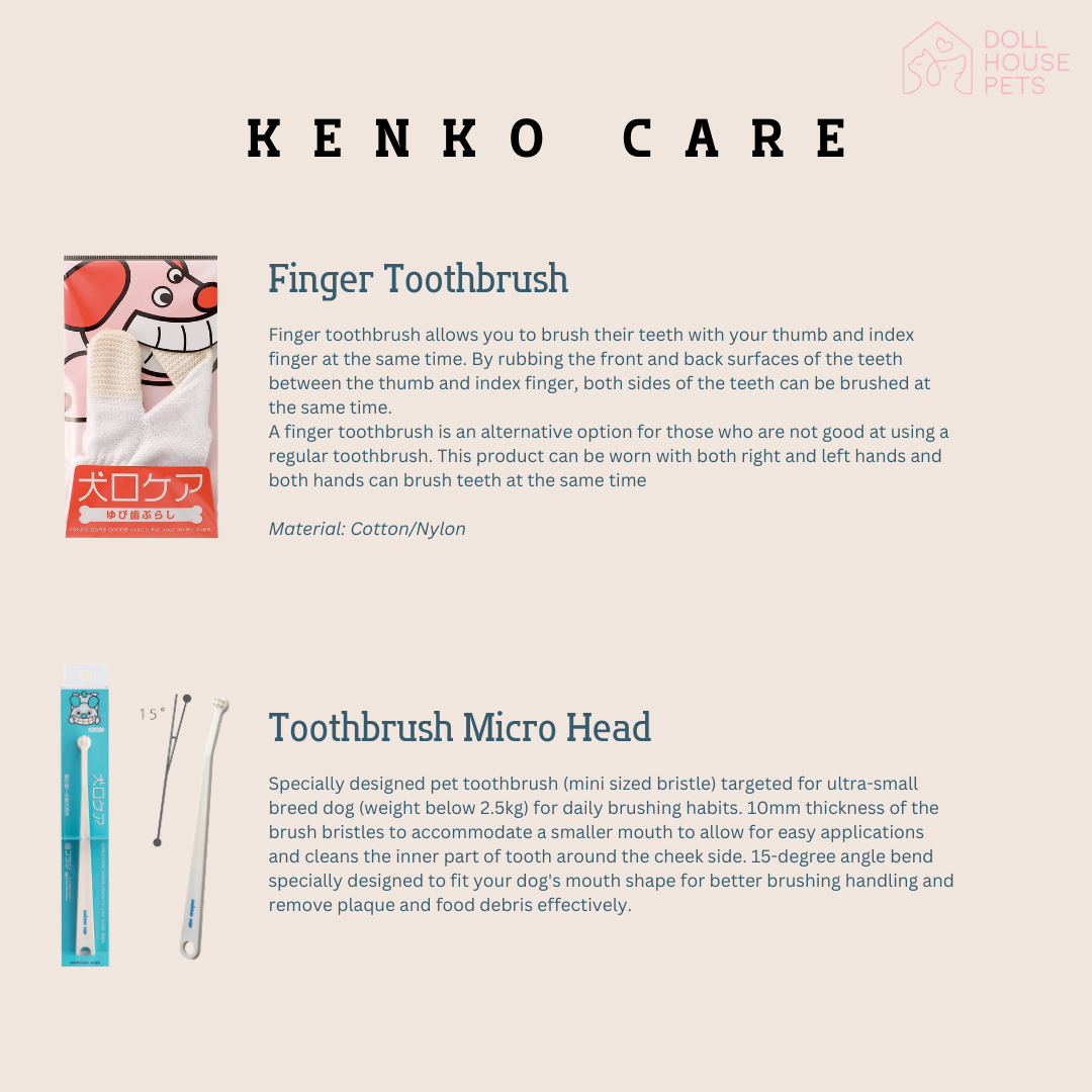 KENKO CARE Dogs & Cats Toothbrush / Dental Care