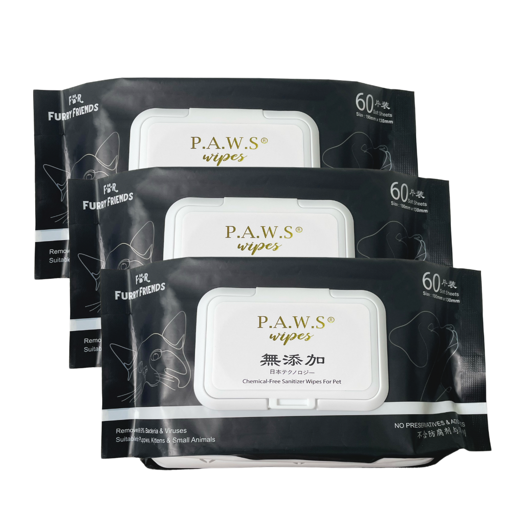 For Furry Friends Pet’s Activated Water Sanitizer (P.A.W.S) Wipes