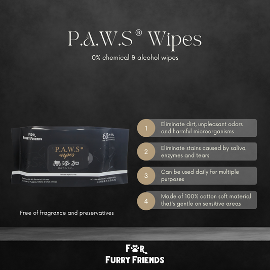 For Furry Friends Pet’s Activated Water Sanitizer (P.A.W.S) Wipes