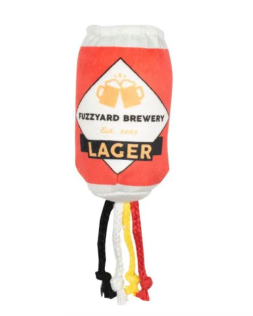 FuzzYard Beer Plush Cat Toy