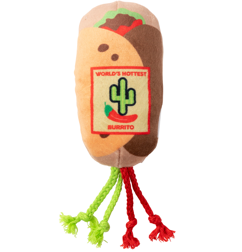 Burrito top dog toy