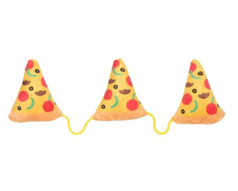 FuzzYard Pizza Plush Cat Toy