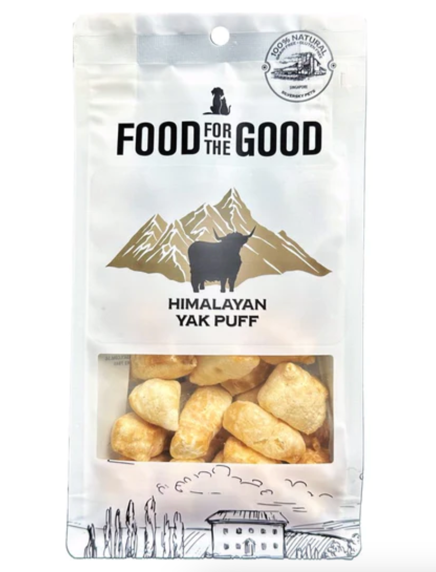 Food For The Good Himalayan Yak Puff Dog Treats 65g Dollhouse Pets