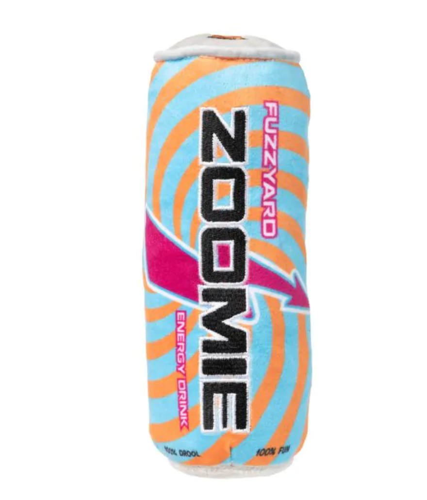 FuzzYard Plush Dog Toy - Zoomie Energy Drink