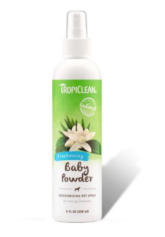 TropiClean Baby Powder Deodorizing Pet Spray