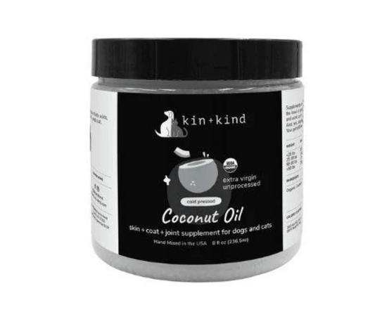 Kin+Kind Raw Coconut Oil Dogs & Cats Supplement