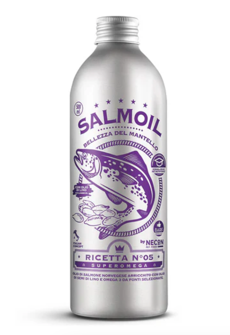 Salmoil Norwegian Salmon Oil Recipe 5 Skin & Coat Supplement For Cats & Dogs (250ml)