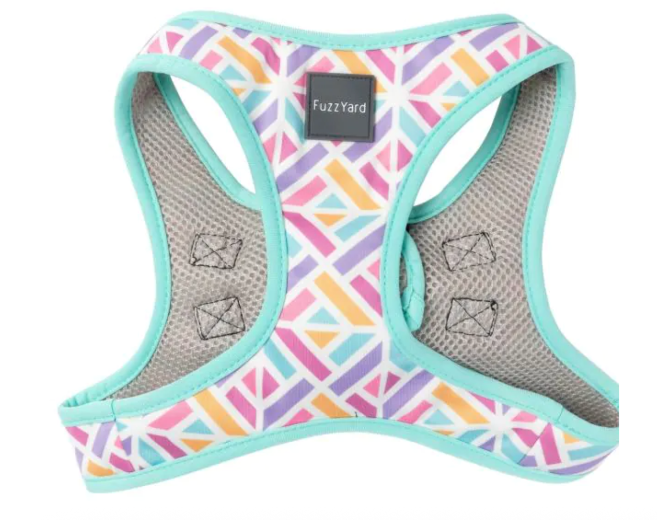 FuzzYard Step-In Harness - Bubblegum Burst (Small)