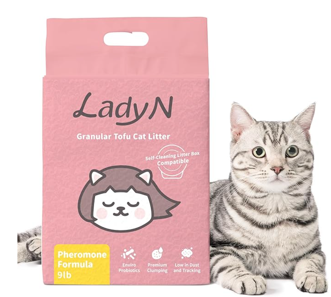 Lady N Granular Tofu Cat Litter (7L/2.7kg) – (Pheromone Formula)