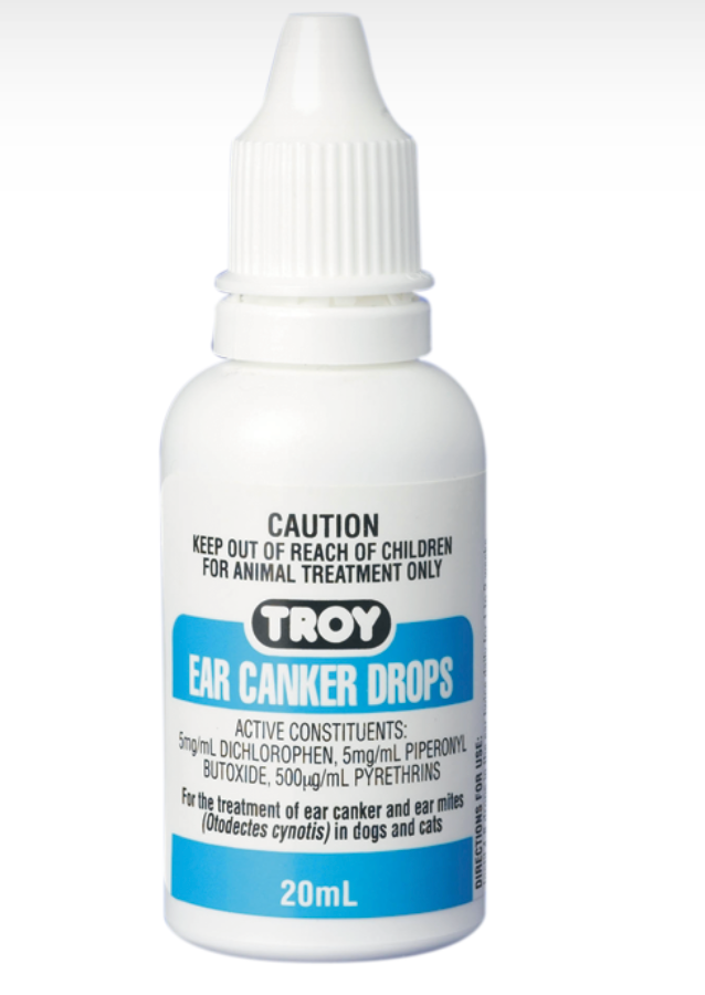 Troy Ear Canker Drops 20ml