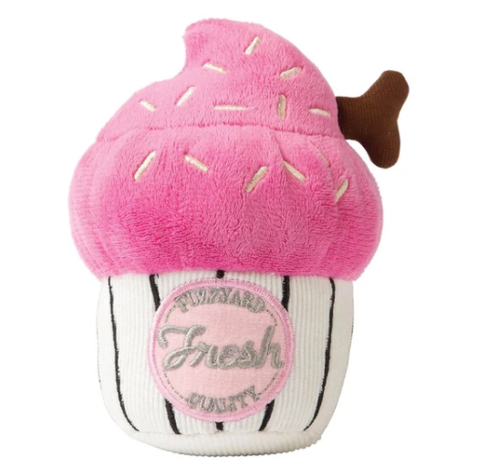 FuzzYard Plush Dog Toy - Cupcake