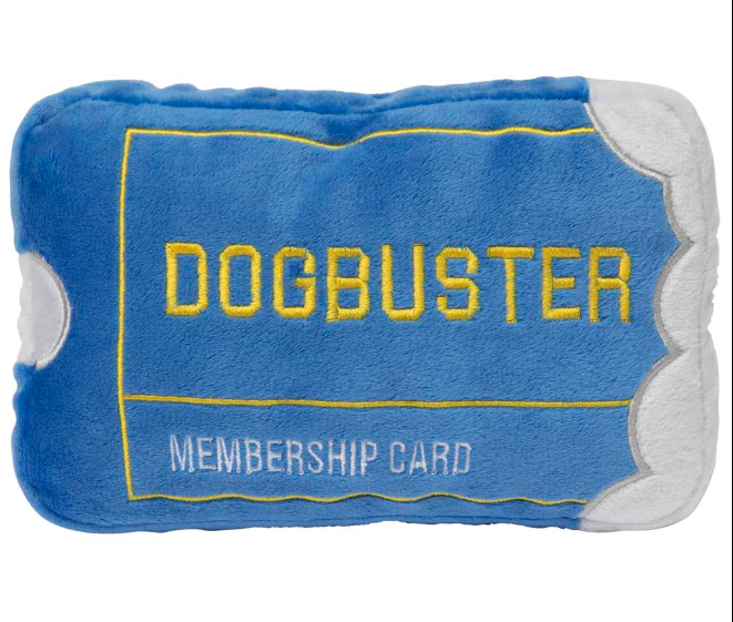 FuzzYard Dog Plush Toy - Dogbuster Membership Card