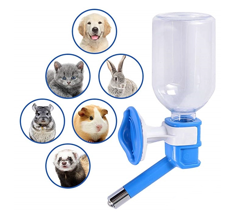 Pet cage 2024 water bottle