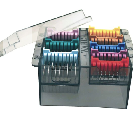 WAHL Professional Animal Stainless Steel Attachment Guide Comb Set for Wahl Chrom