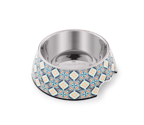 Ohpopdog Non-slip Bowl - Bunga Peach