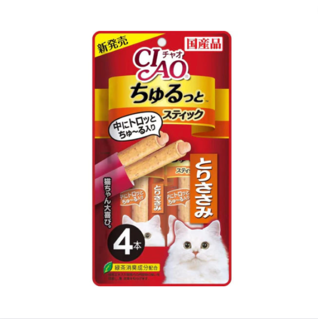 Ciao Churutto Torisasami Cat Treat (28G, 4 Pcs)