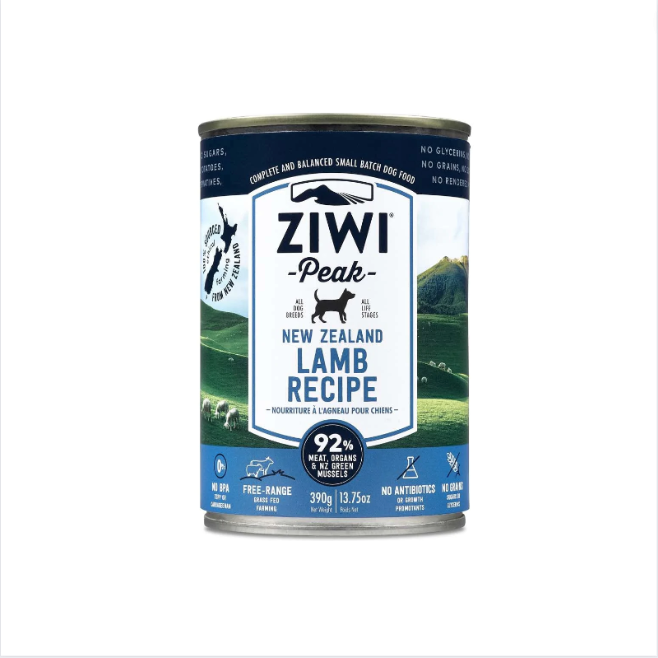 ZIWI Peak Dog Canned Food Lamb 390g Dollhouse Pets