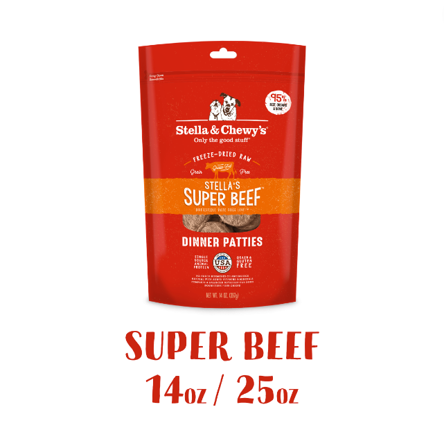 Stella & Chewy's Freeze Dried Dinner Patties Beef (14OZ/25OZ)