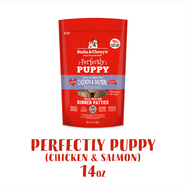 Stella & Chewy's Puppy Freeze Dried Dinner Patties Chicken & Salmon (14OZ)
