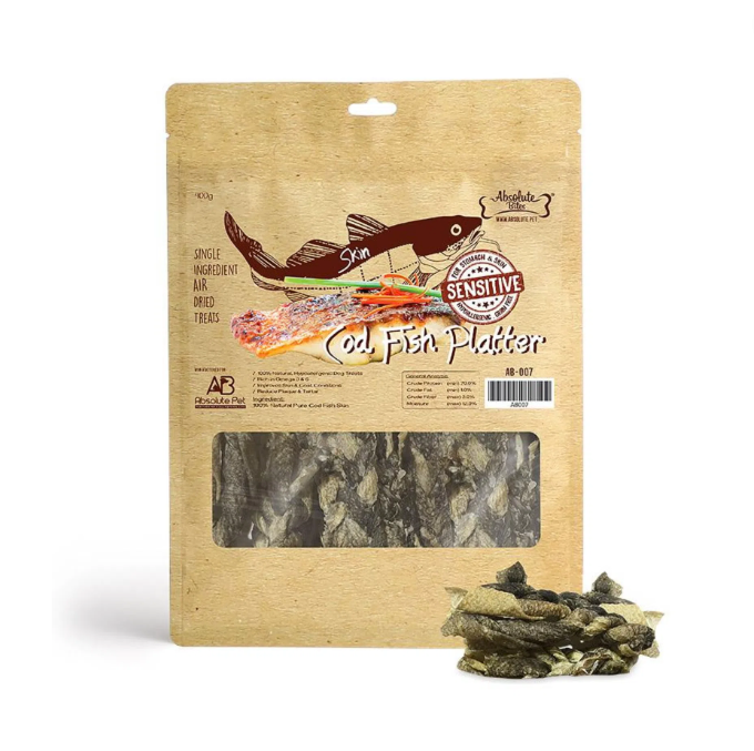 Absolute bites Air Dried Cod Fish Platter (400g)