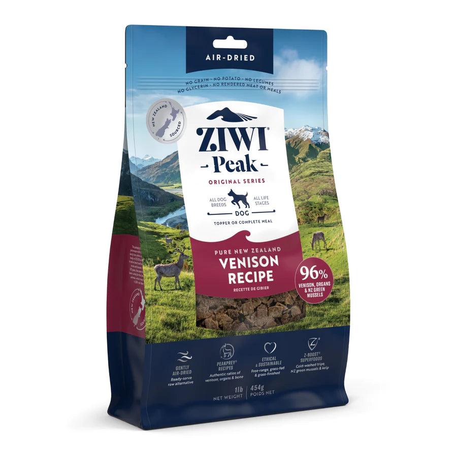 20% OFF - ZIWI Peak Dog Air Dried Food Venison (1KG)