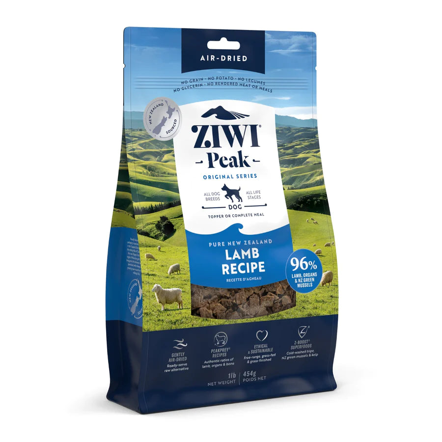 20% OFF - ZIWI Peak Dog Air Dried Food Lamb (1KG)