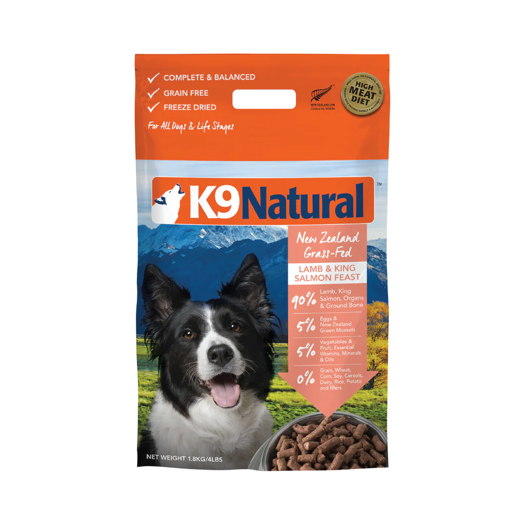 20% OFF - K9 Natural Lamb & Salmon Freeze Dried (500G)