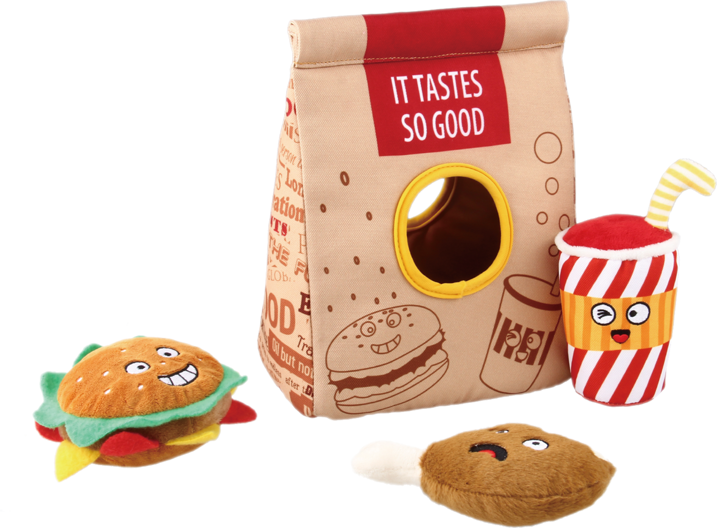 GiGwi Hide N' Seek Fast Food Bag