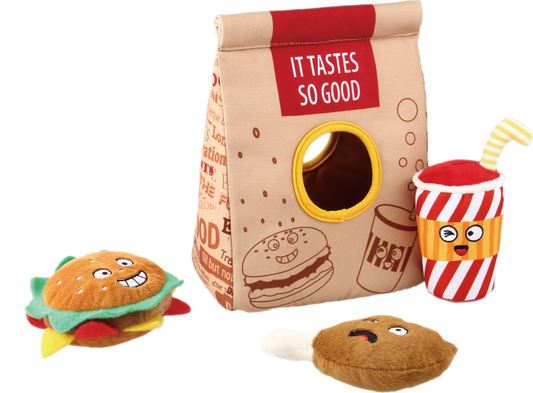 GiGwi Hide N' Seek Fast Food Bag