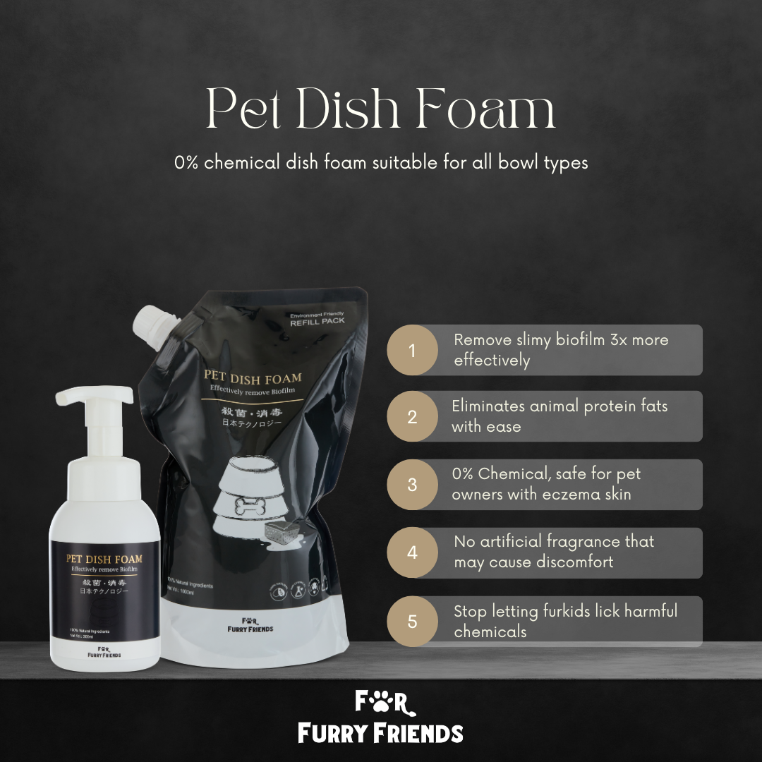 For Furry Friends Pet Dish Foam