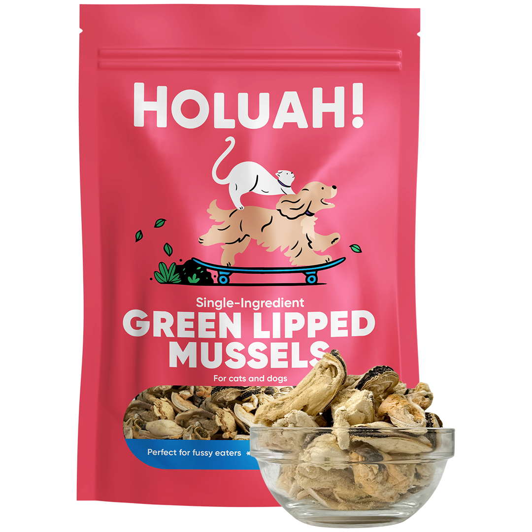 Holuah! Freeze Dried Single Ingredient Treats for Cats & Dogs 70g - 9 Flavours (100% Real Meat)