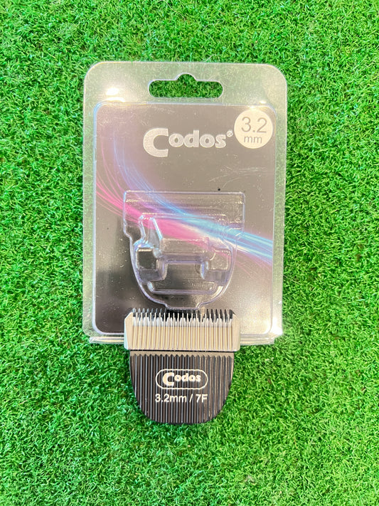 Codos Professional Hair Clipper Replacement Head Blade Shaver #7f (3.2mm)