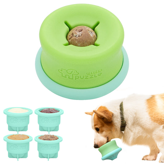 Puzzle Feeder Interactive Dog Toy Lickpop Green