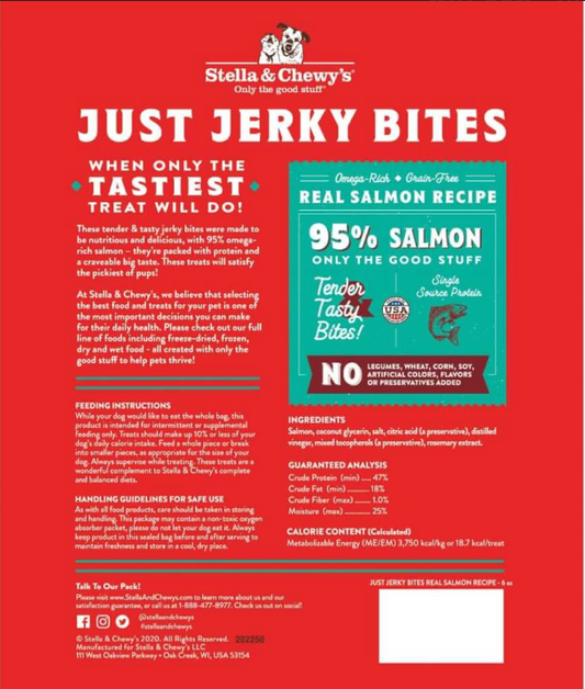 Stella & Chewy's - Just Jerky Bites Real Salmon Recipe