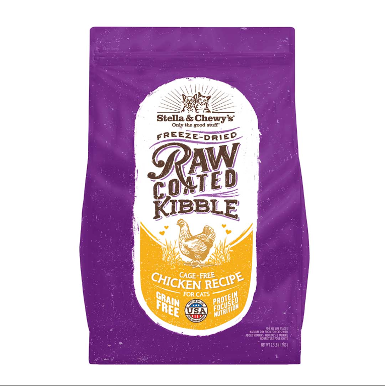 Stella & Chewy's - Raw Coated Kibble Cage-Free Chicken Recipe for Cats