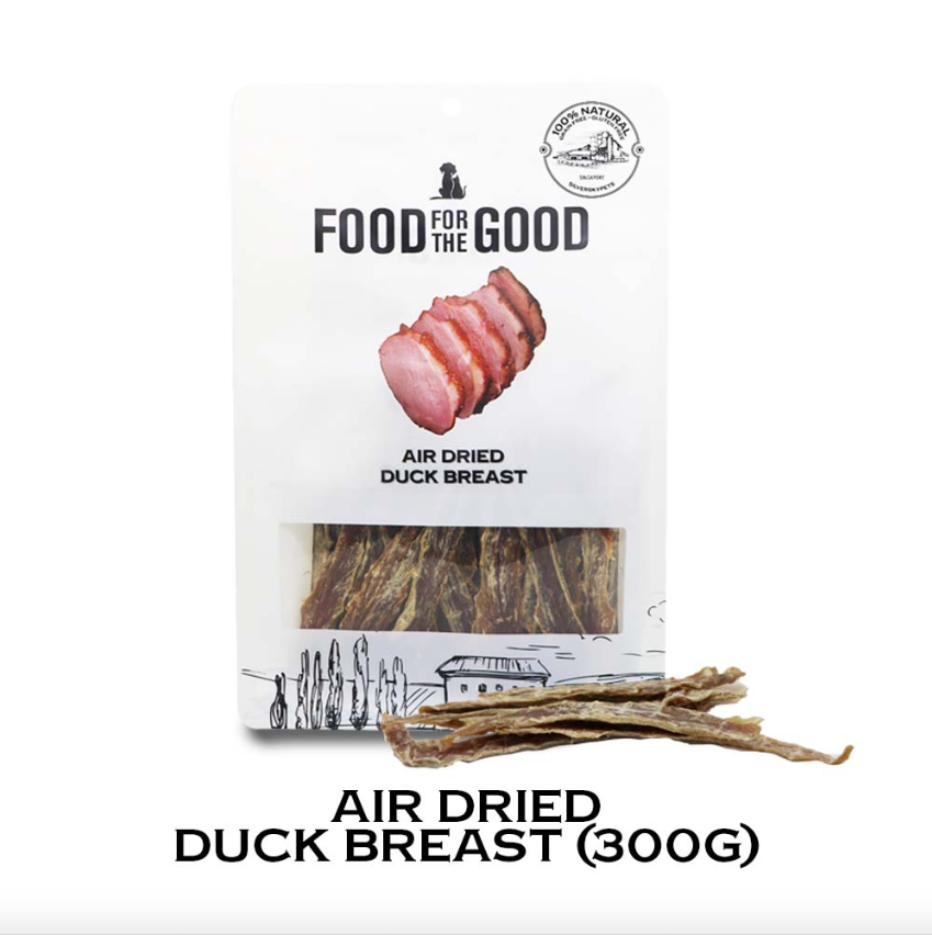 Food For The Good Air Dried Duck Breast for Cats & Dogs (300G)
