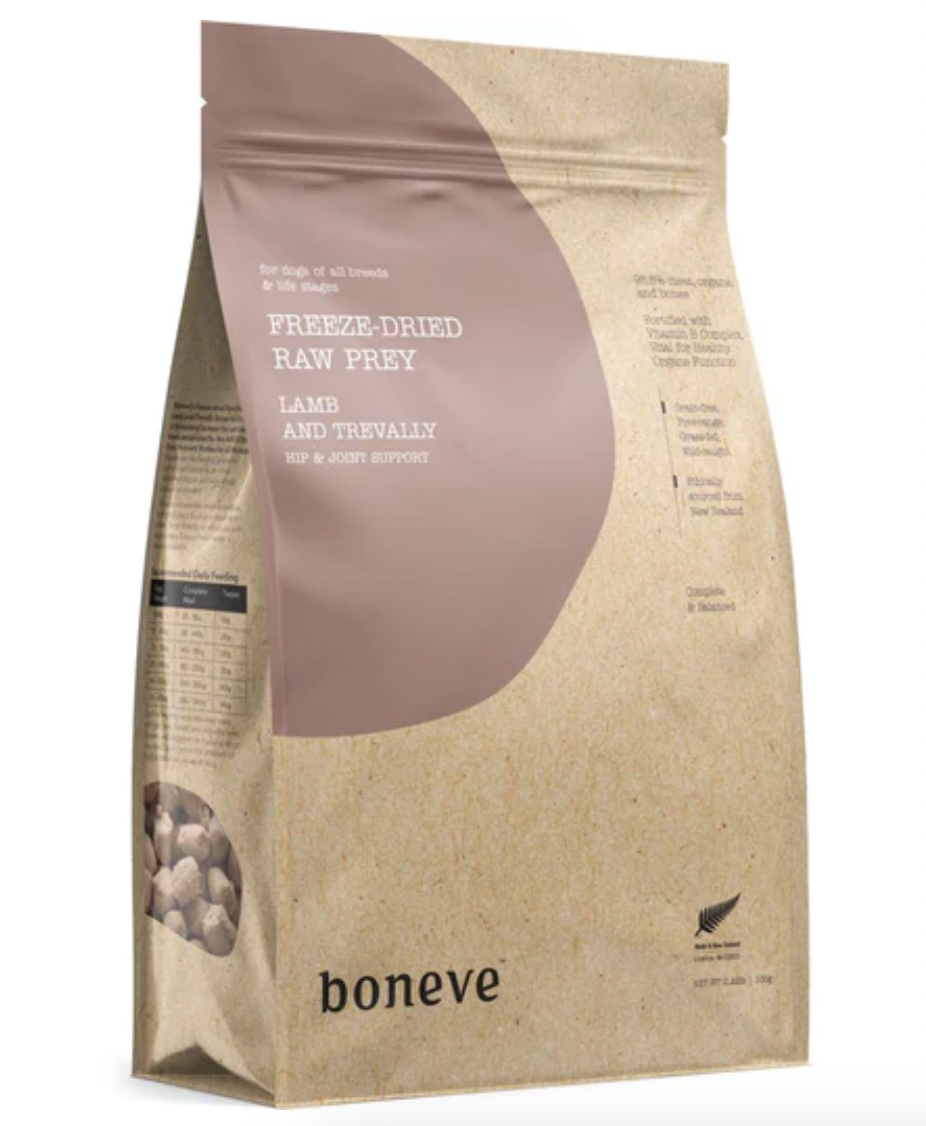 Boneve Lamb & Trevally Hip & Joint Support Freeze-Dried Dog Food - 100g