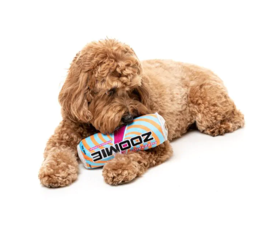FuzzYard Plush Dog Toy - Zoomie Energy Drink
