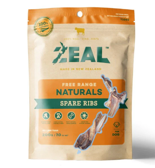 Zeal Free Range Air Dried Veal Spare Ribs (200g)