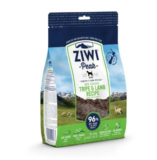 20% OFF - ZIWI Peak Dog Air Dried Food Tripe & Lamb (1KG)