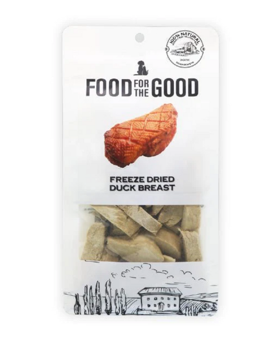 Food For The Good Duck Breast Freeze-Dried Treats For Cats & Dogs (70g)