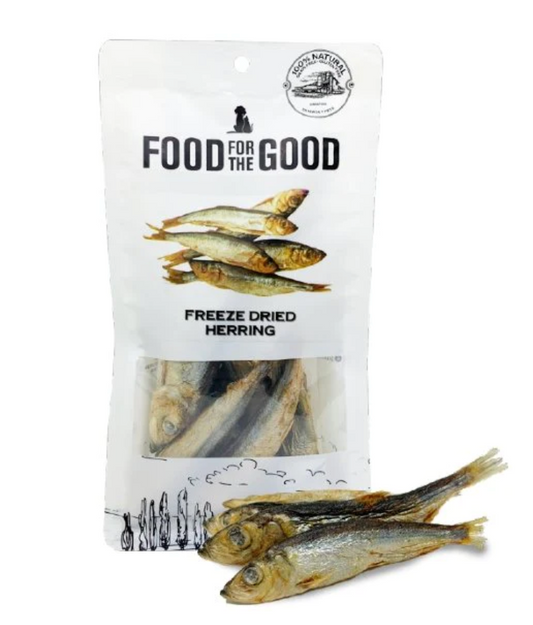 Food For The Good Herring Freeze-Dried Treats For Cats & Dogs (50g)