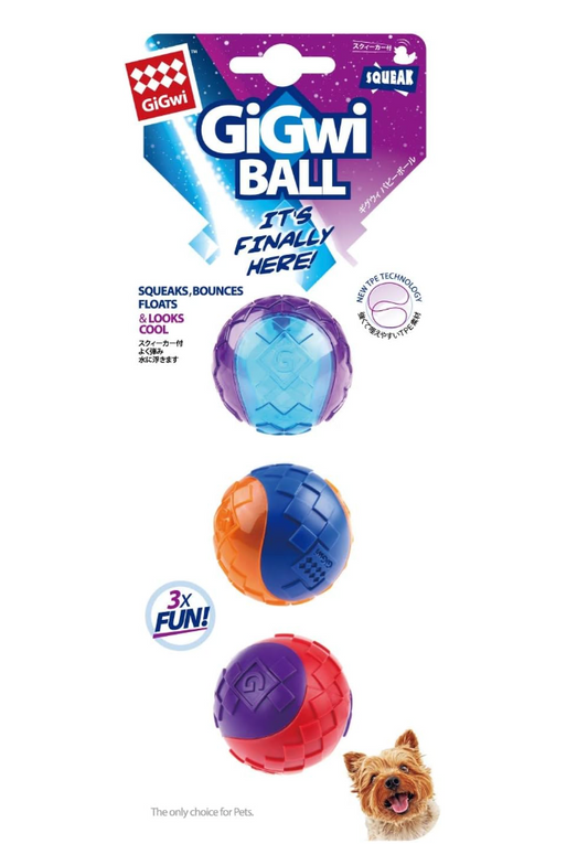 Gigwi Signature Ball Combo Small (3 pcs - 5.0cm)