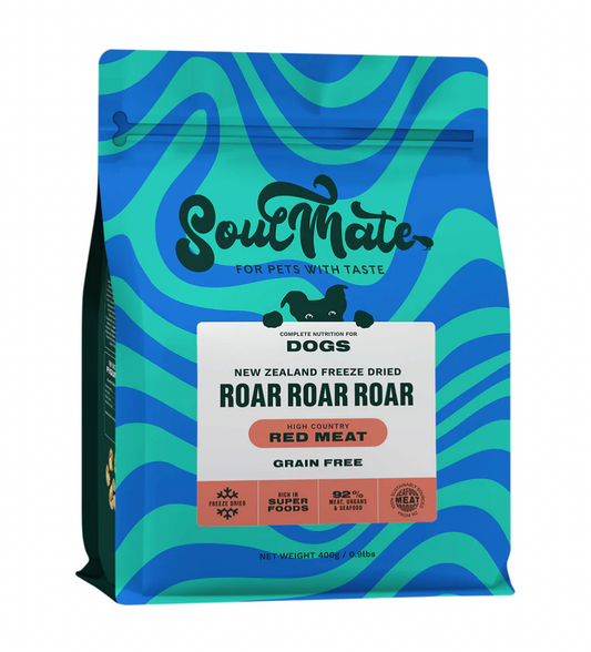 SoulMate Roar Roar Roar High Country Red Meat Freeze Dried Dog