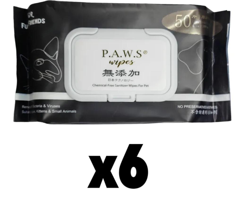 For Furry Friends Pet’s Activated Water Sanitizer (P.A.W.S) Wipes (NEW)